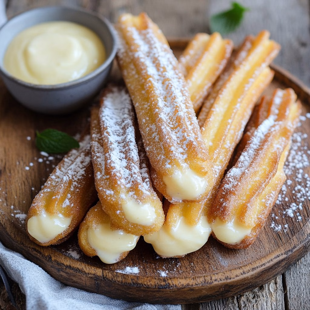 Vanilla Cream Filled churros