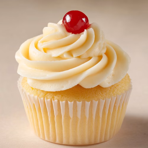 Vanilla Cupcakes with Buttercream Frosting
