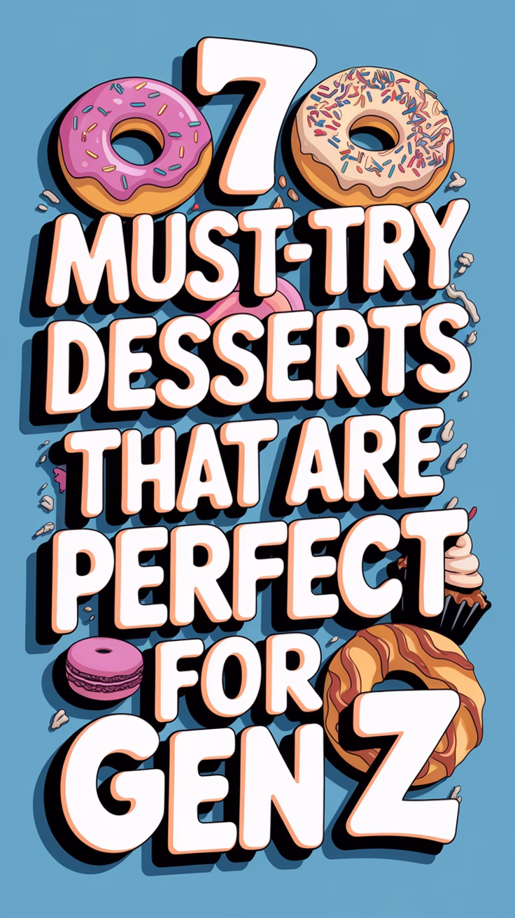 7 Must-Try Desserts That Are Perfect for Gen Z