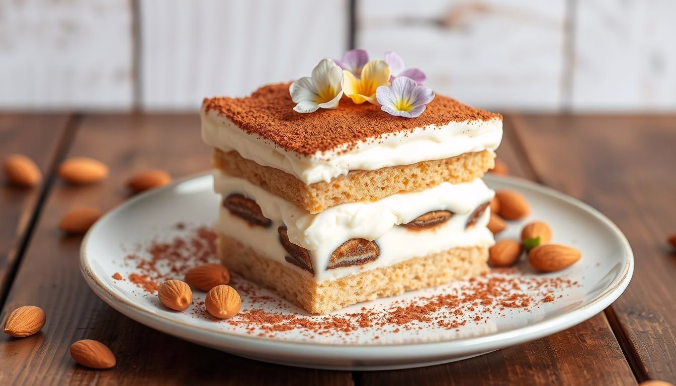 almond tiramisu