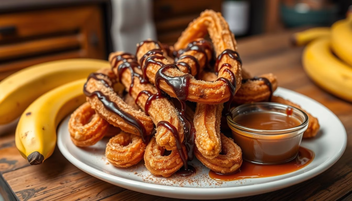banana churros recipe