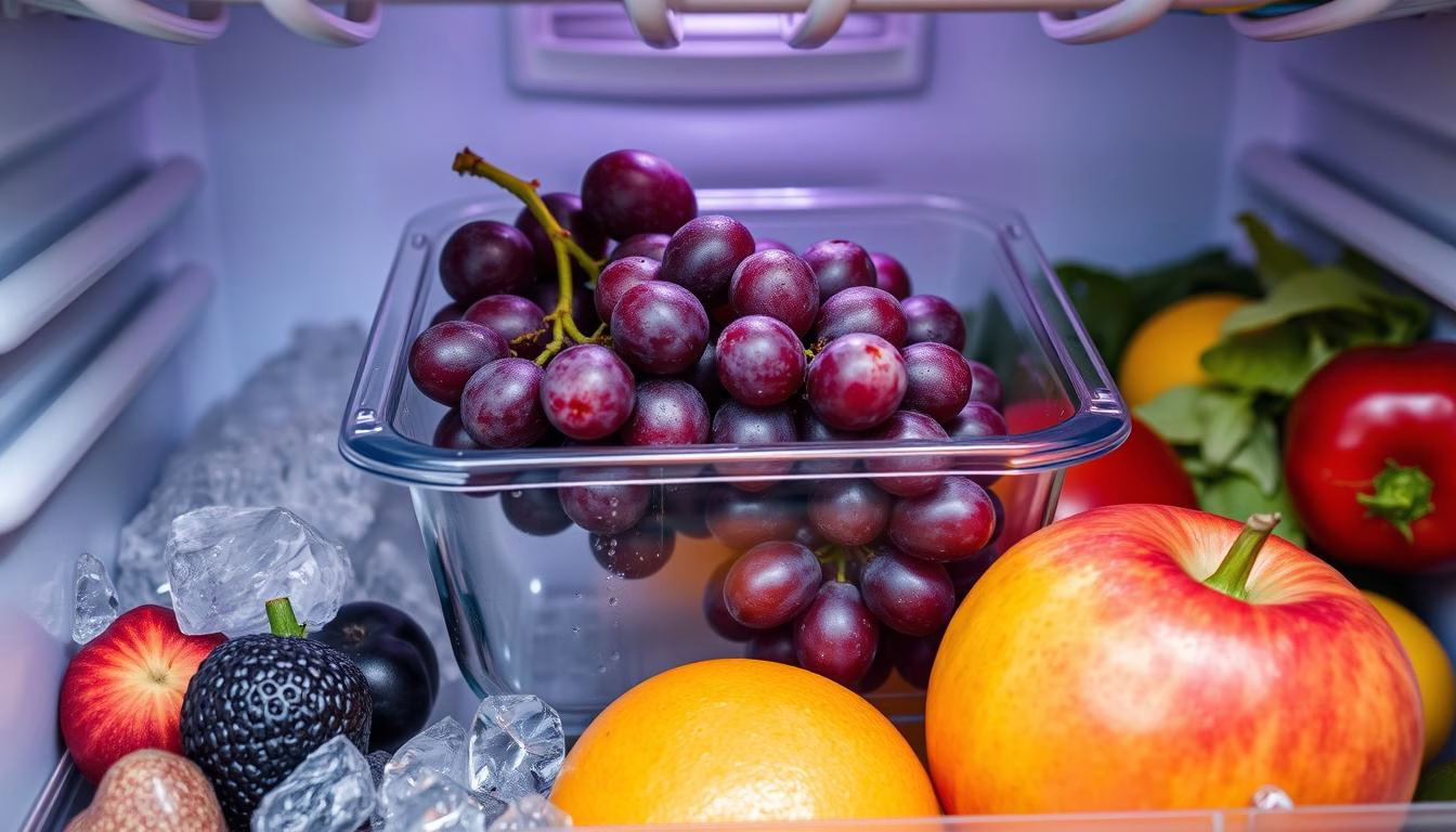 best way to store grapes in fridge