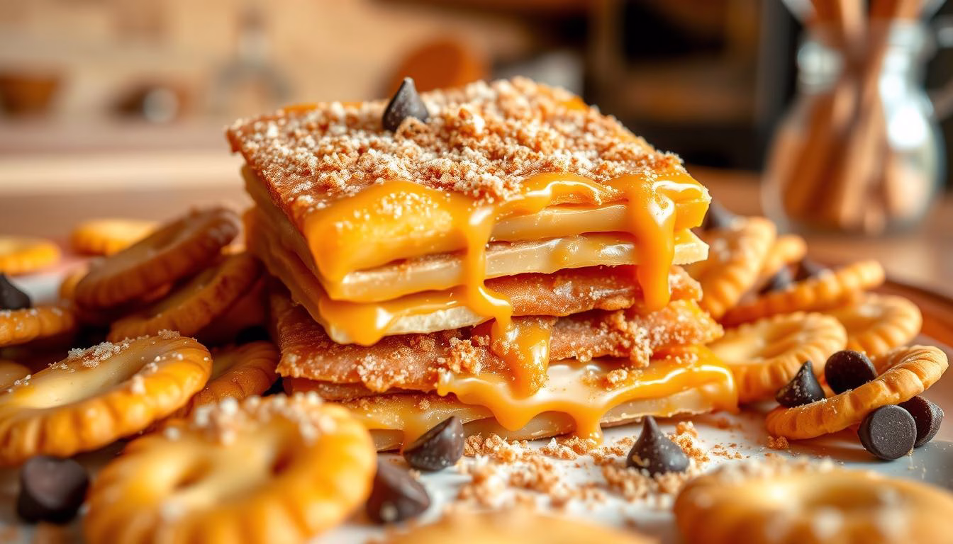 churro saltine toffee