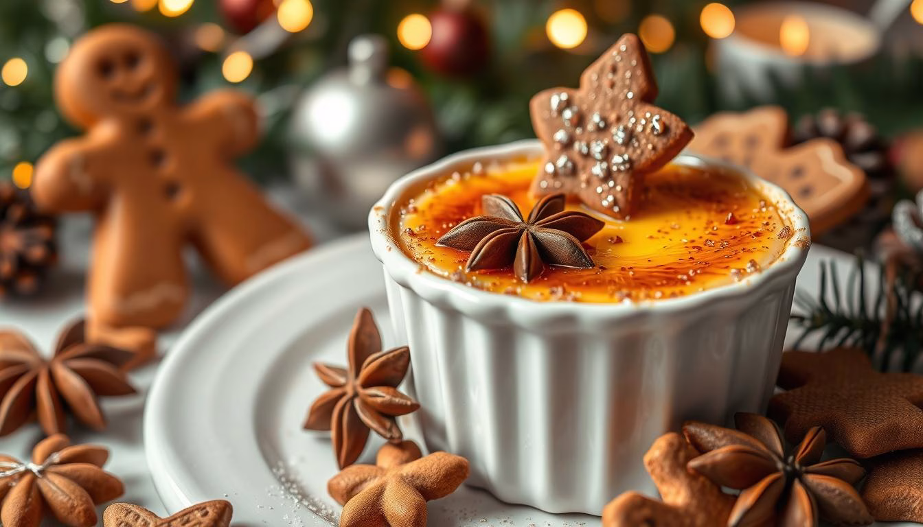 gingerbread creme brulee