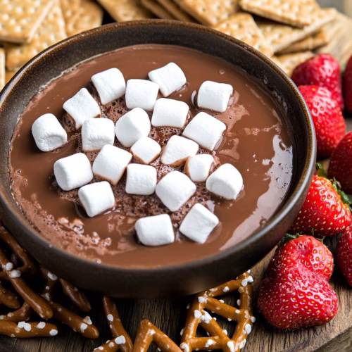 hot chocolate dip