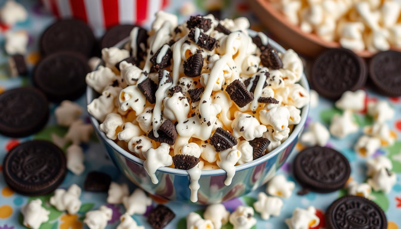 oreo popcorn recipe