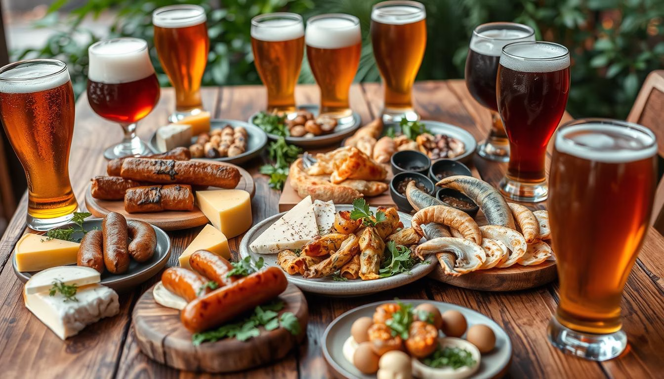 pairing food and beer