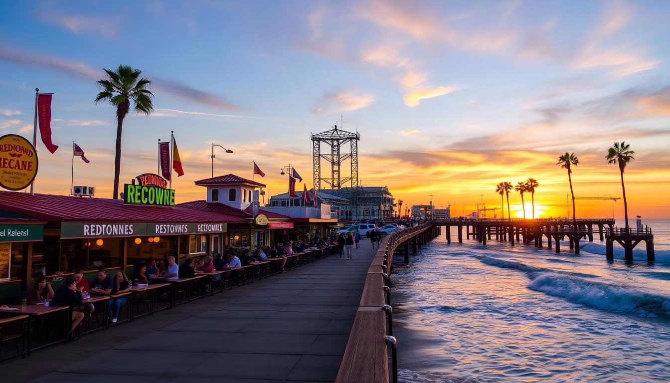 redondo beach pier restaurants