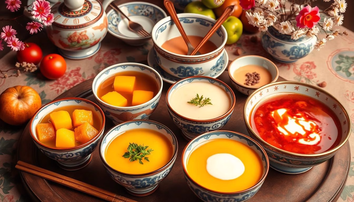 traditional chinese dessert soups