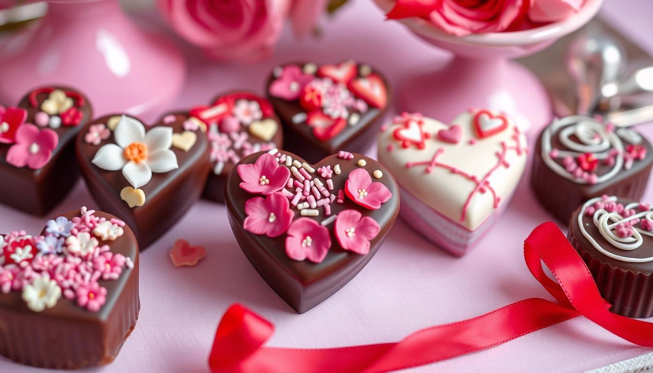 valentine's day chocolate decorating ideas