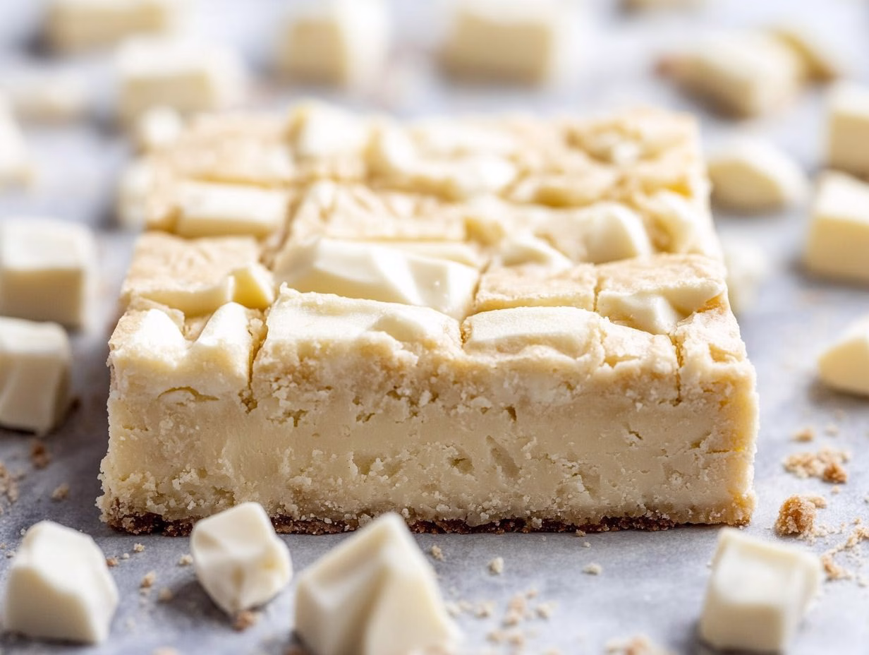 white chocolate brownies