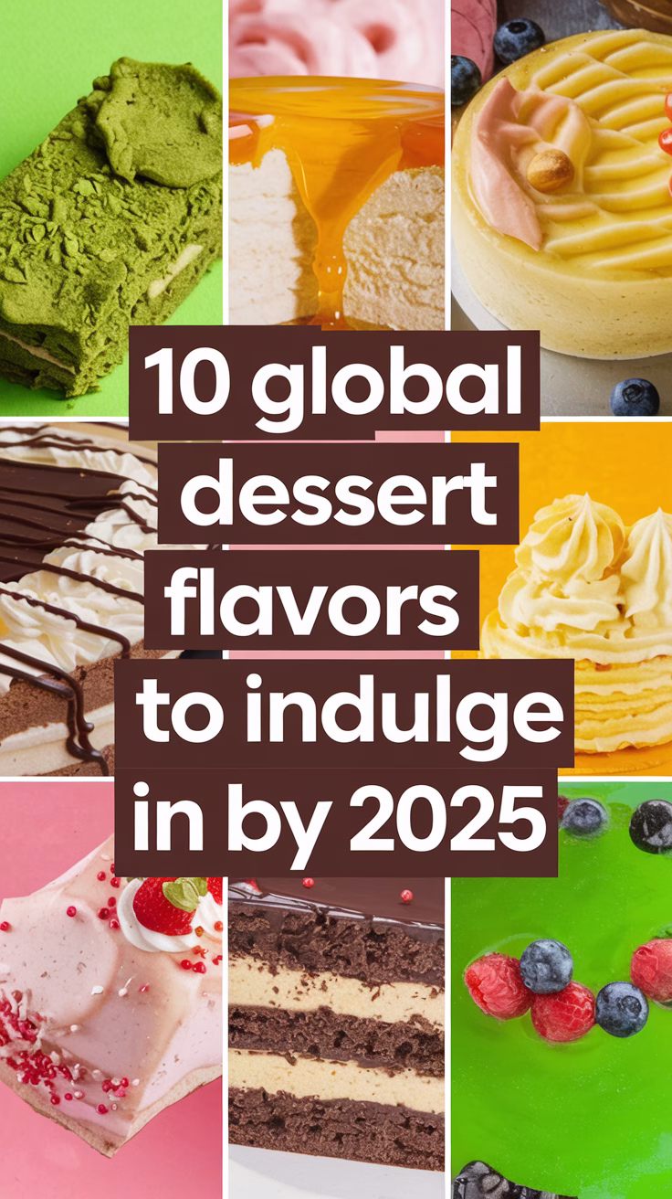 10 Global Dessert Flavors to Indulge in by 2025