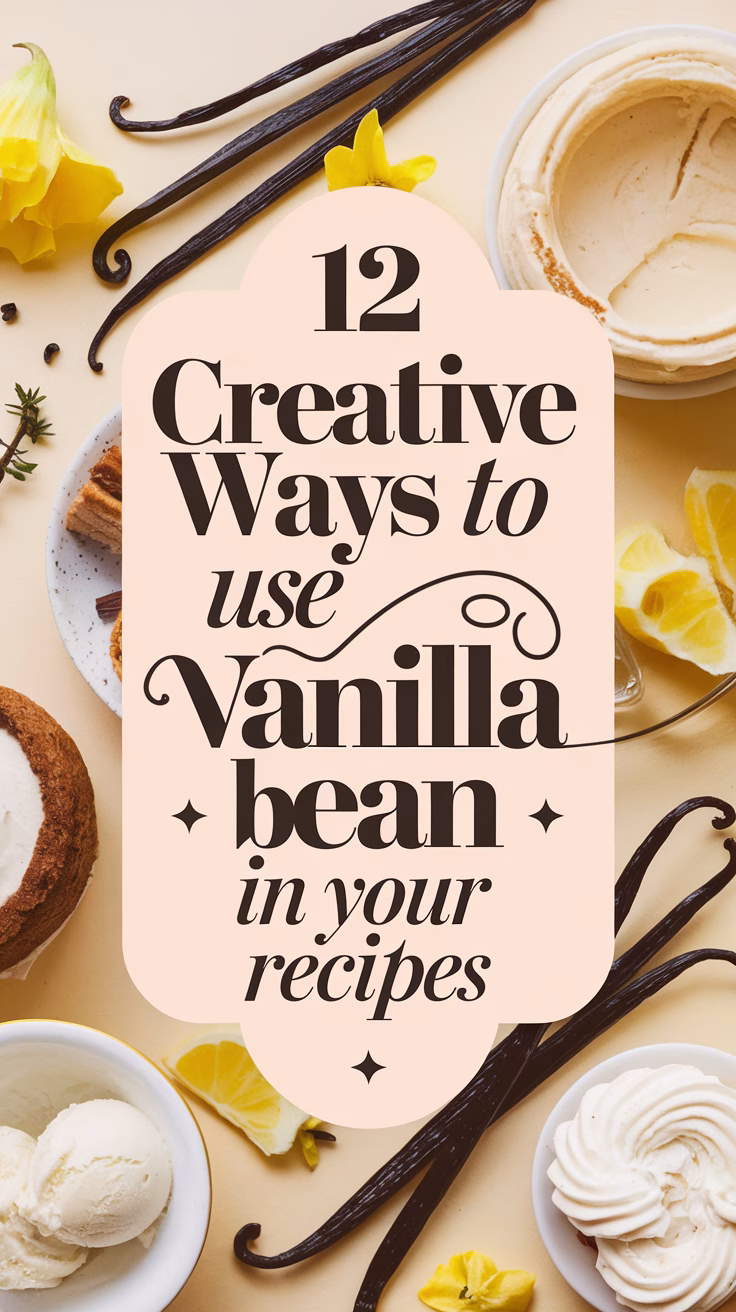 12 Creative Ways to Use Vanilla Bean in Your Recipes