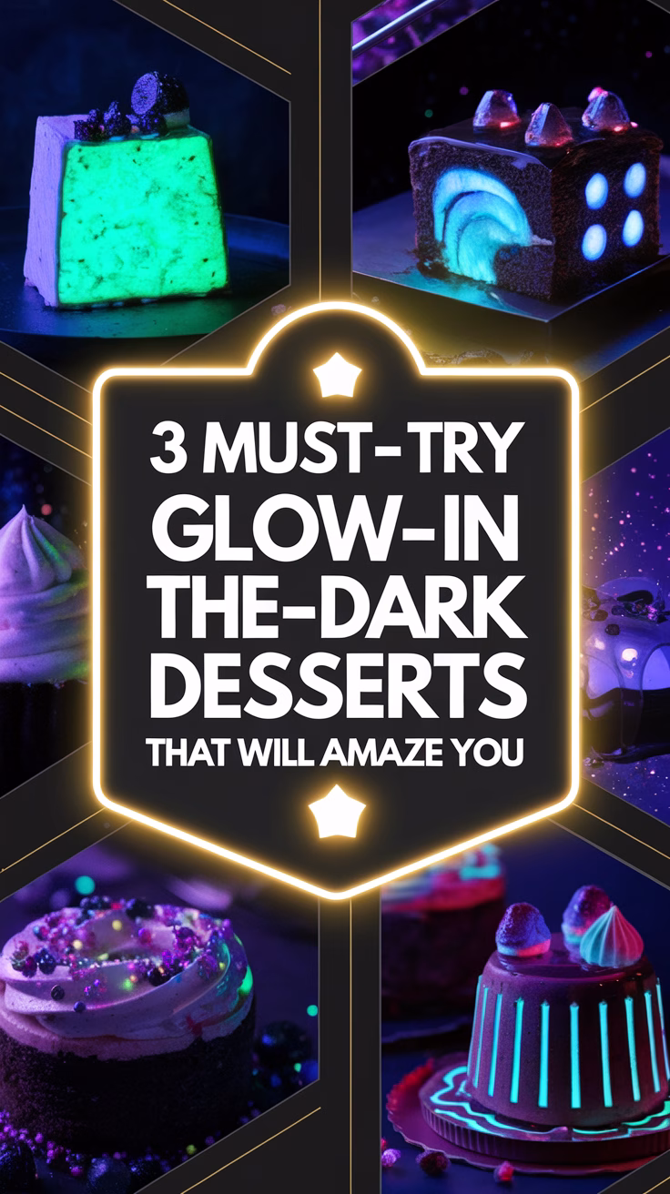 3 Must-Try Glow-in-the-Dark Desserts That Will Amaze You