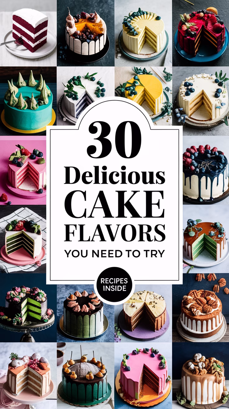 30 Delicious Cake Flavors You Need to Try