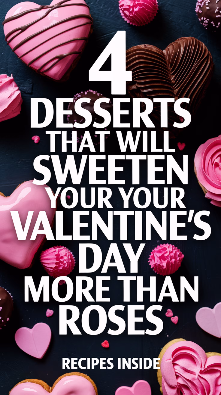 4 Desserts That Will Sweeten Your Valentine's Day More Than Roses