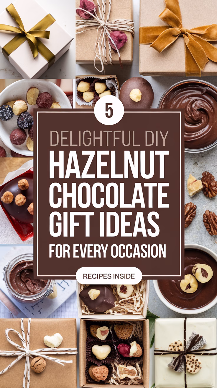 5 Delightful DIY Hazelnut Chocolate Gift Ideas for Every Occasion