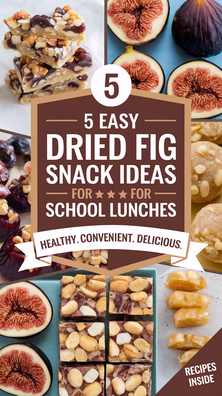 5 Easy Dried Fig Snack Ideas for School Lunches