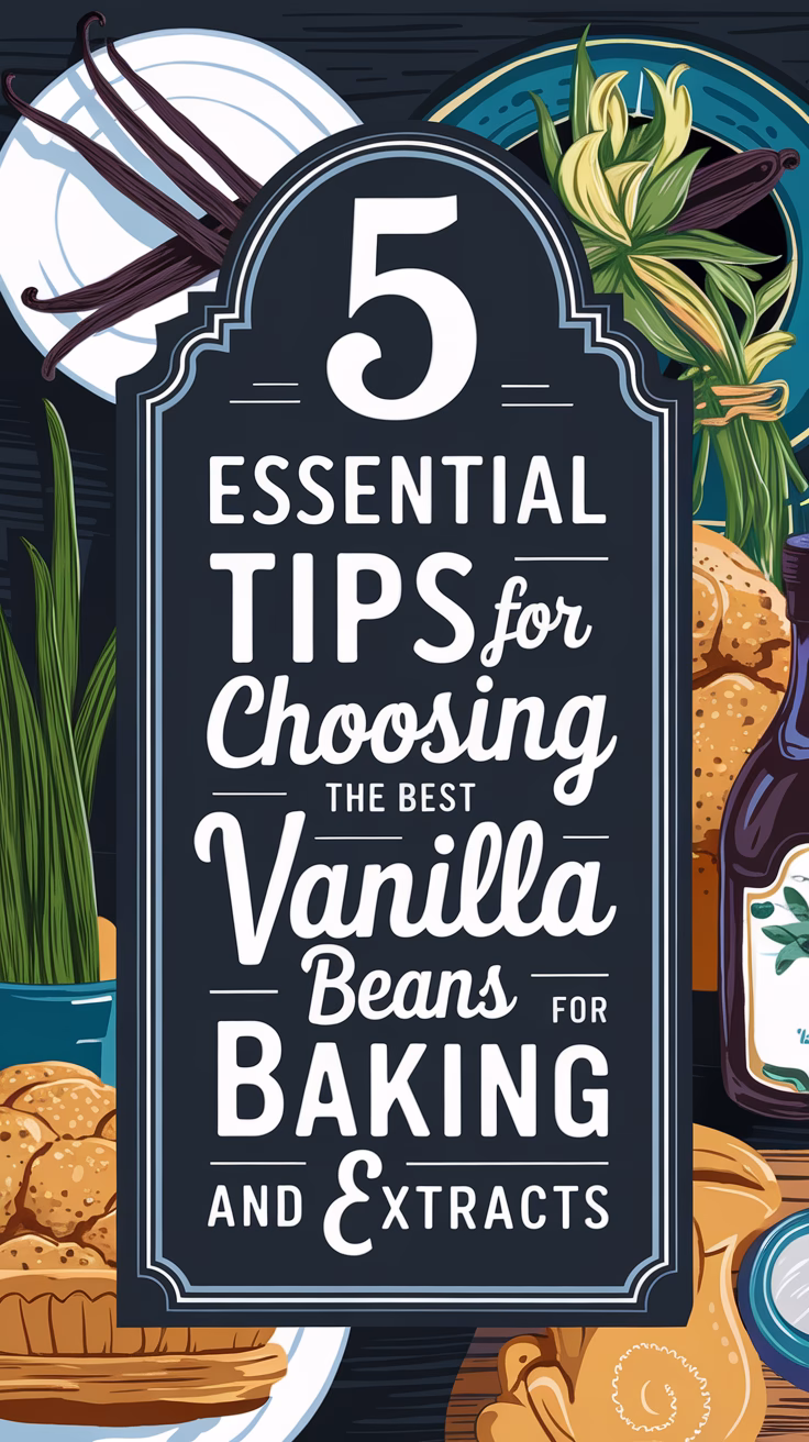 5 Essential Tips for Choosing the Best Vanilla Beans for Baking and Extracts