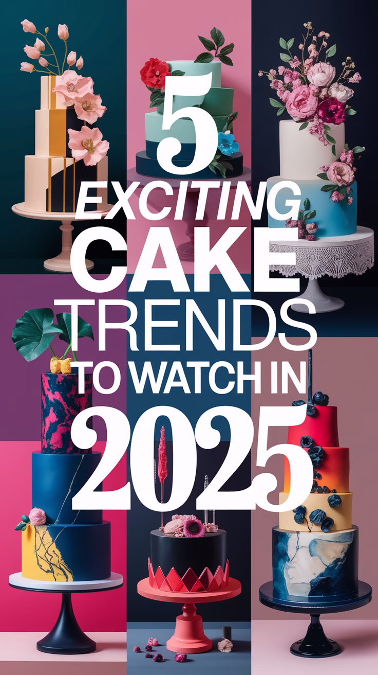 5 Exciting Cake Trends to Watch in 2025