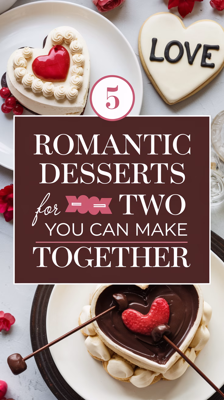 5 Romantic Desserts for Two You Can Make Together