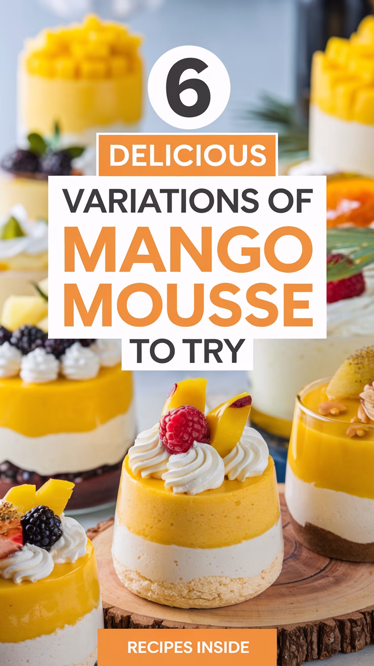 6 Delicious Variations of Mango Mousse to Try