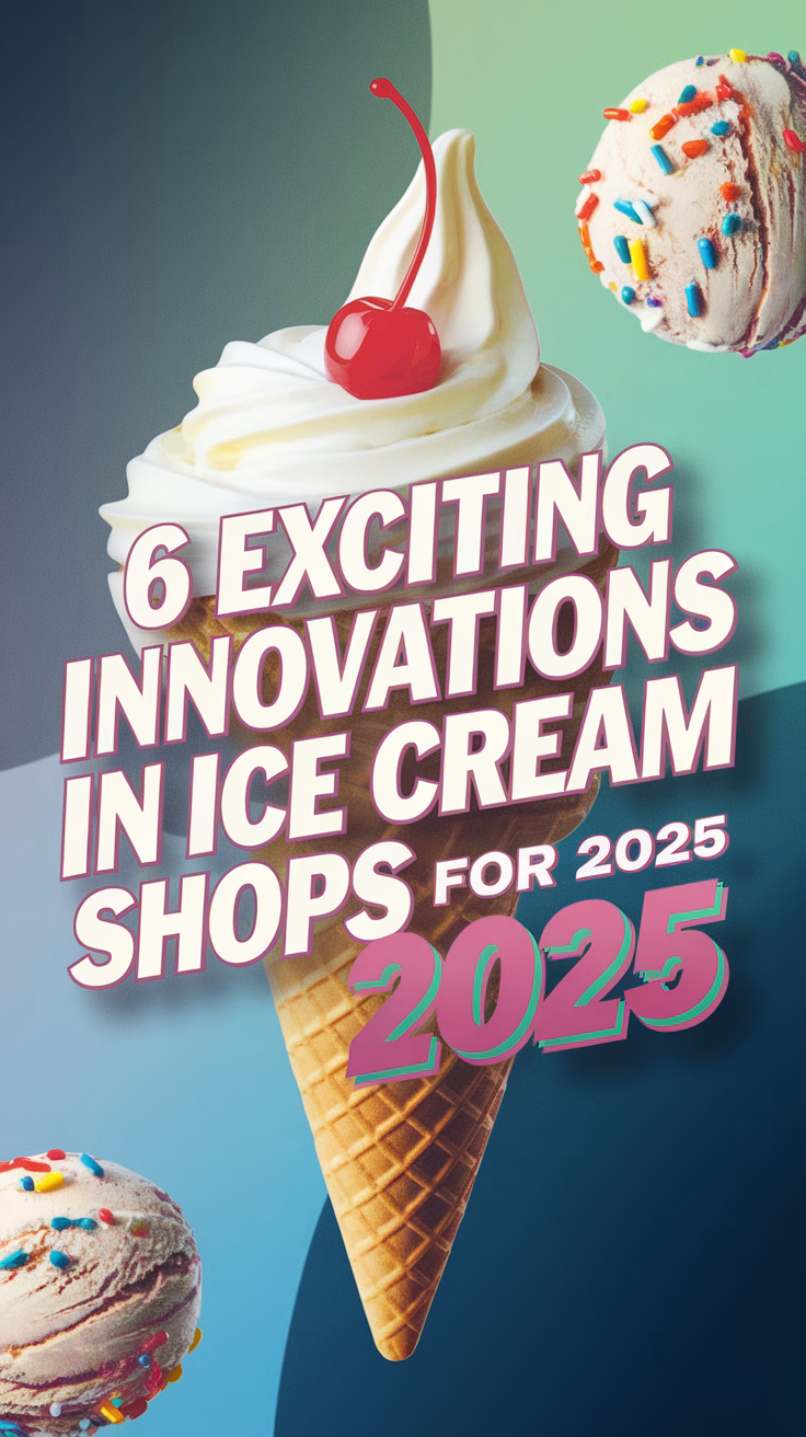 6 Exciting Innovations in Ice Cream Shops for 2025