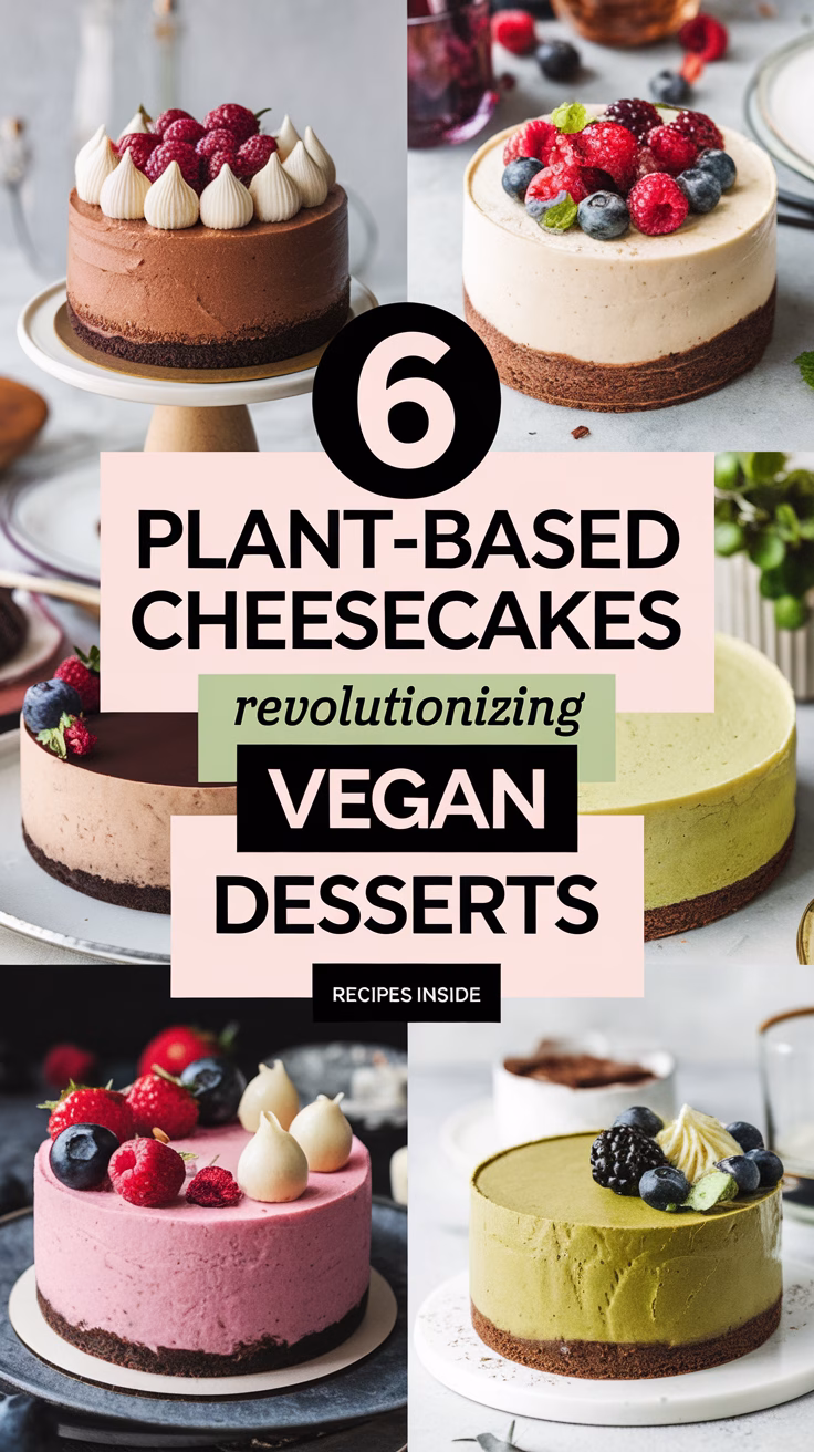 6 Plant-Based Cheesecakes Revolutionizing Vegan Desserts