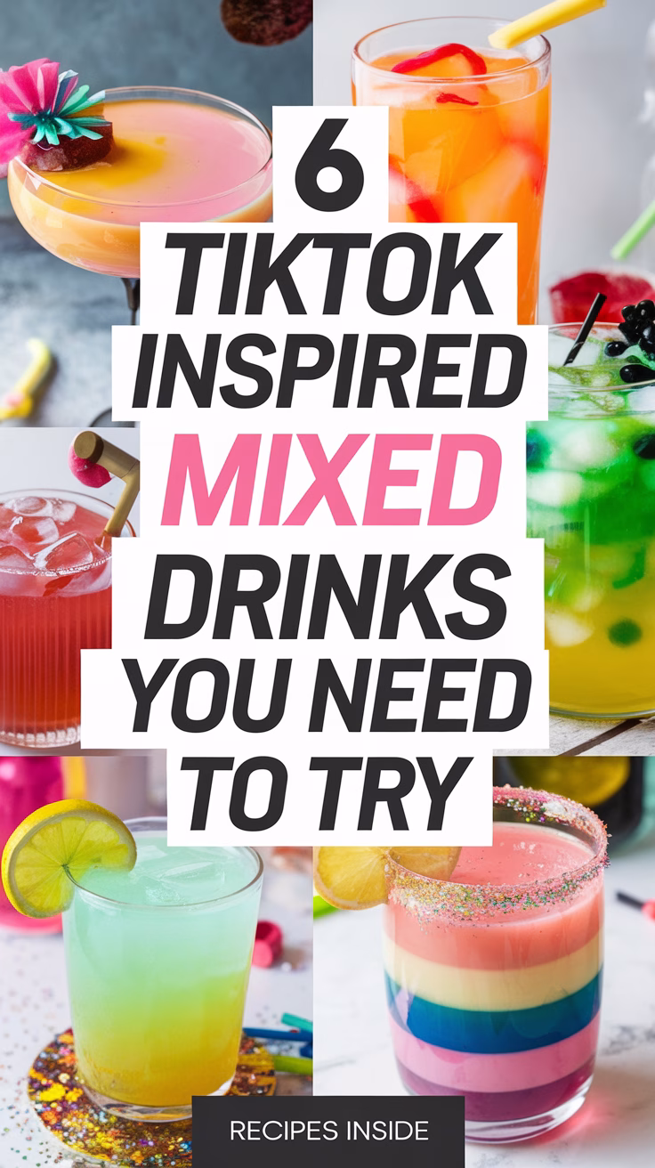 6 TikTok-Inspired Mixed Drinks You Need to Try