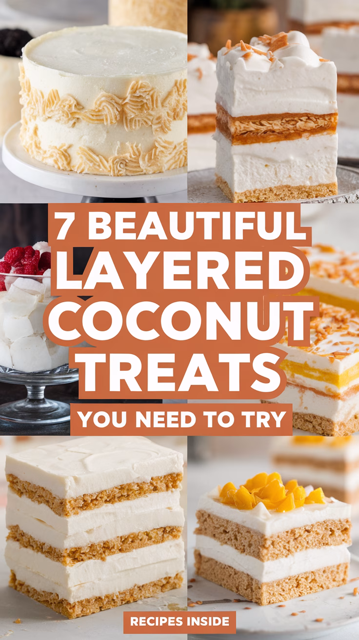 7 Beautiful Layered Coconut Treats You Need to Try