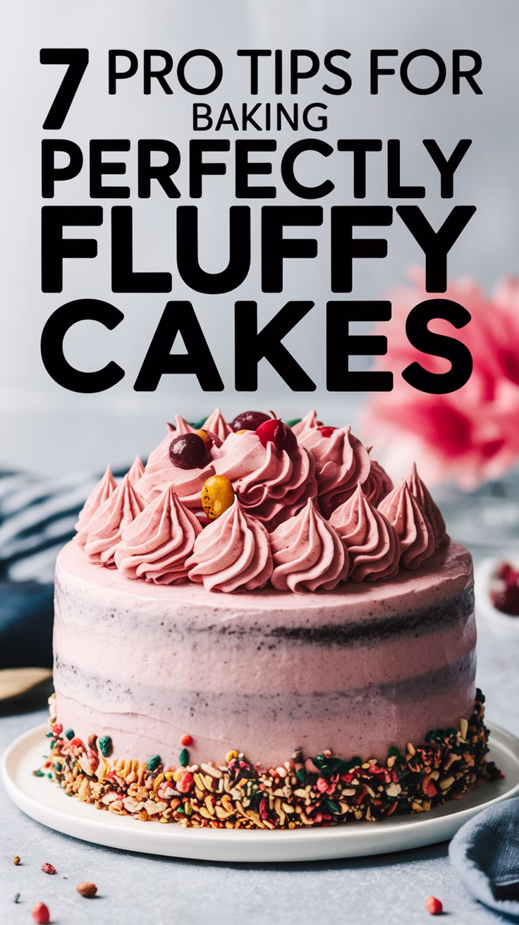 7 Pro Tips for Baking Perfectly Fluffy Cakes