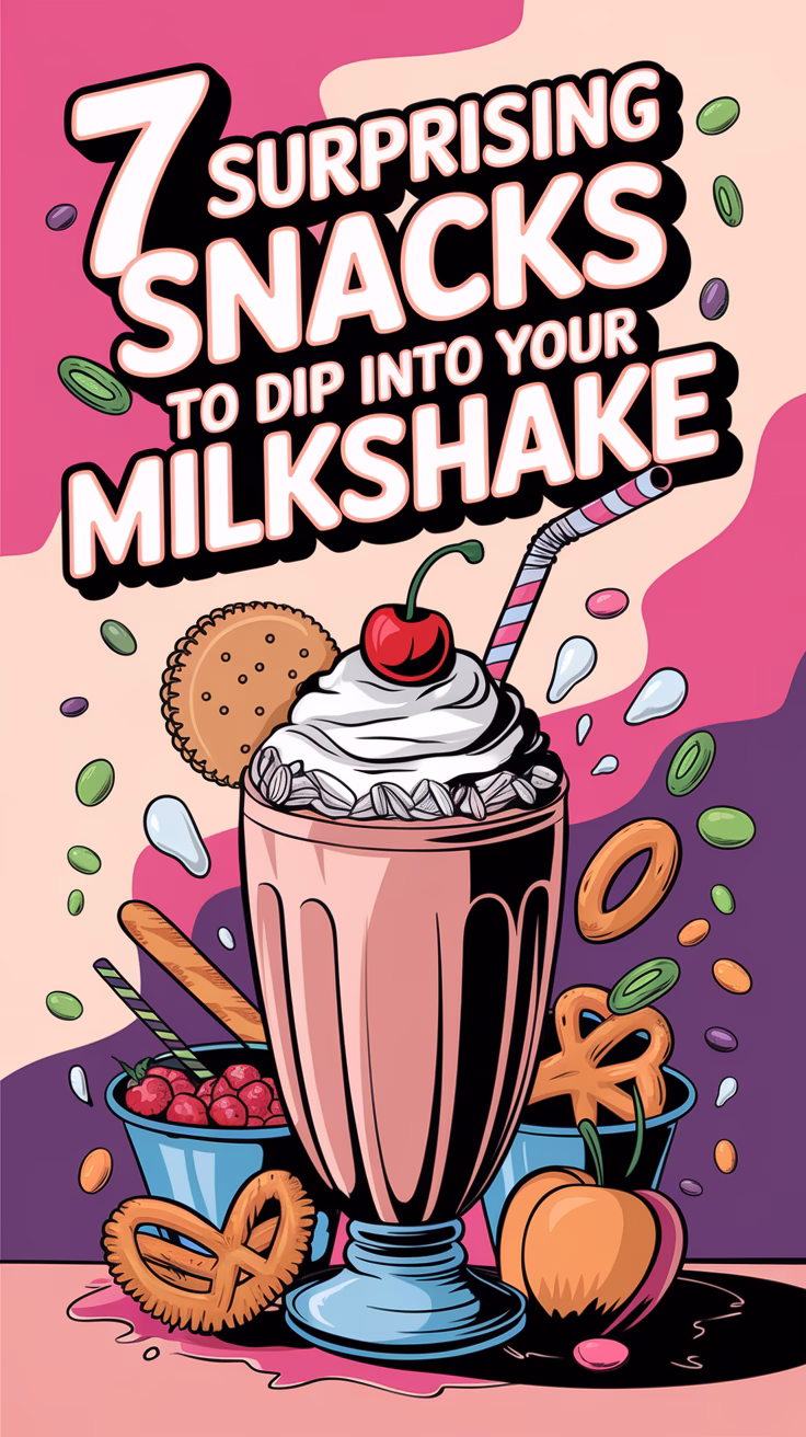 7 Surprising Snacks to Dip into Your Milkshake