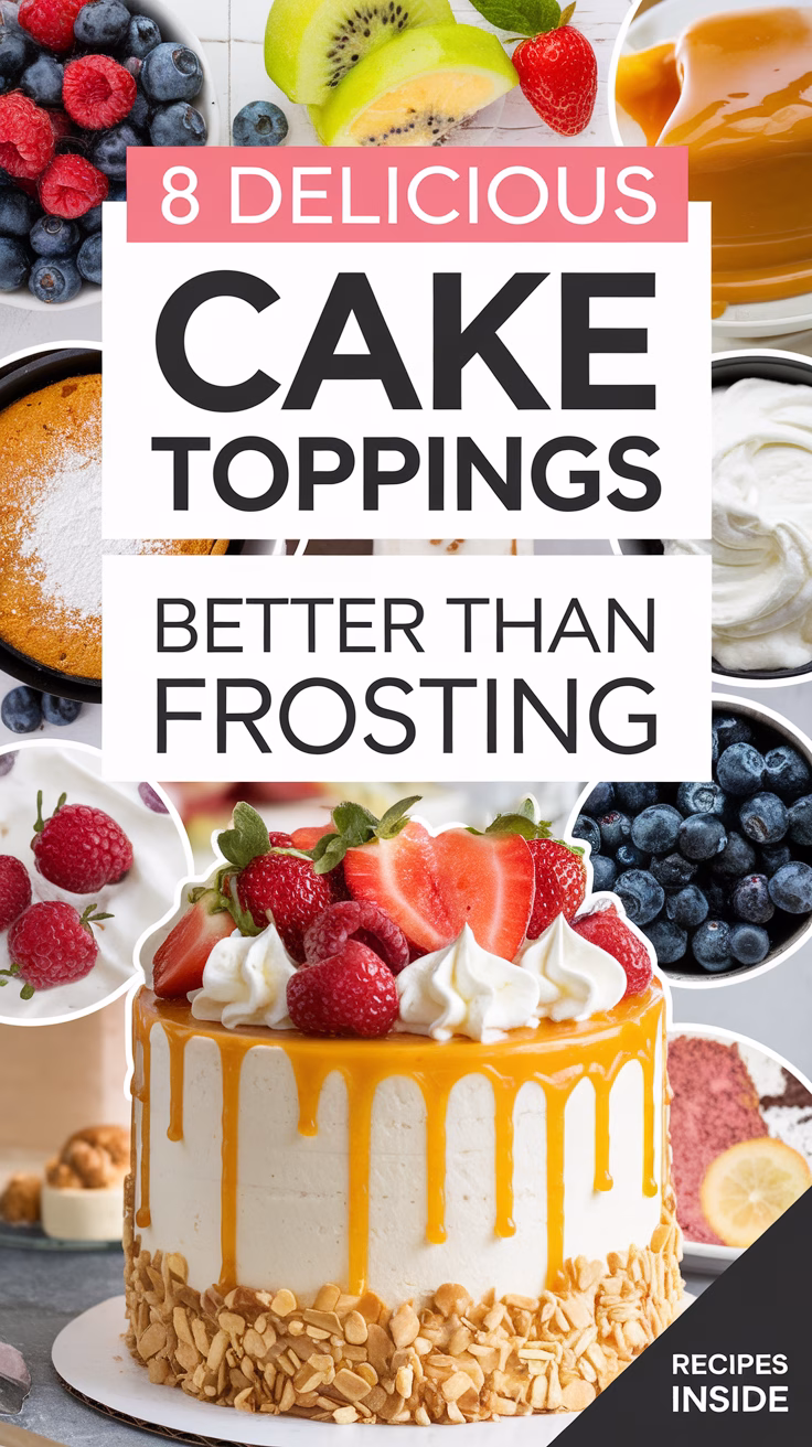 8 Delicious Cake Toppings Better Than Frosting