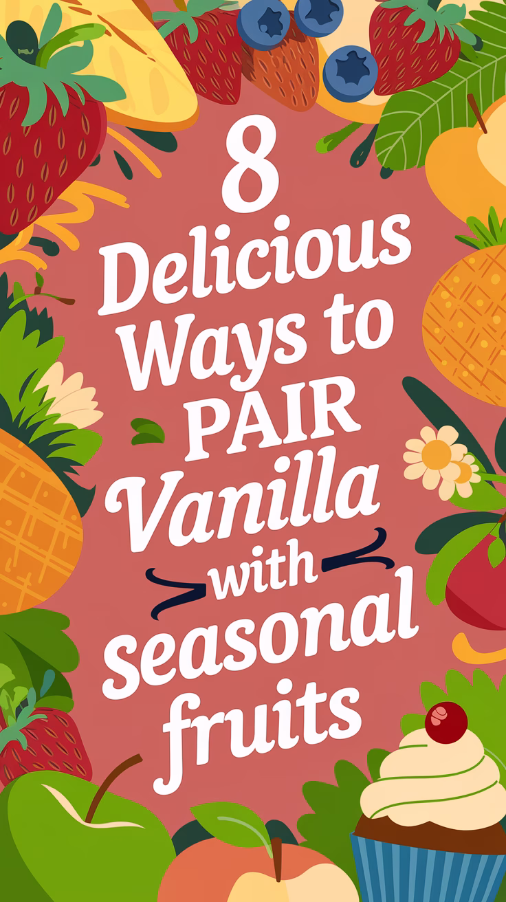 8 Delicious Ways to Pair Vanilla with Seasonal Fruits
