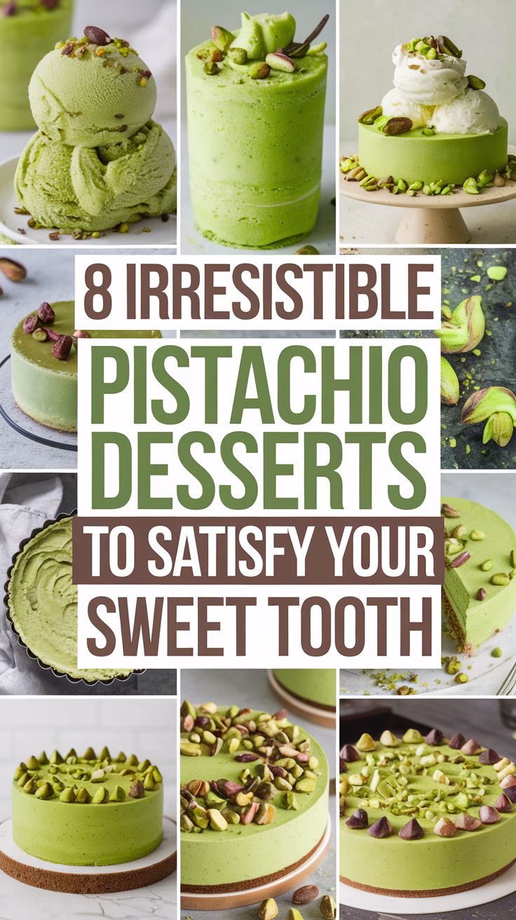8 Irresistible Pistachio Desserts to Satisfy Your Sweet Tooth