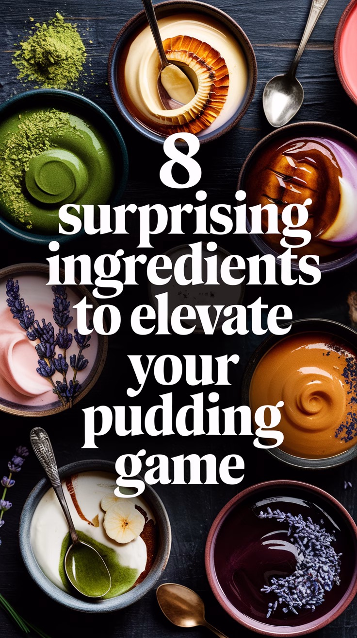 8 Surprising Ingredients to Elevate Your Pudding Game