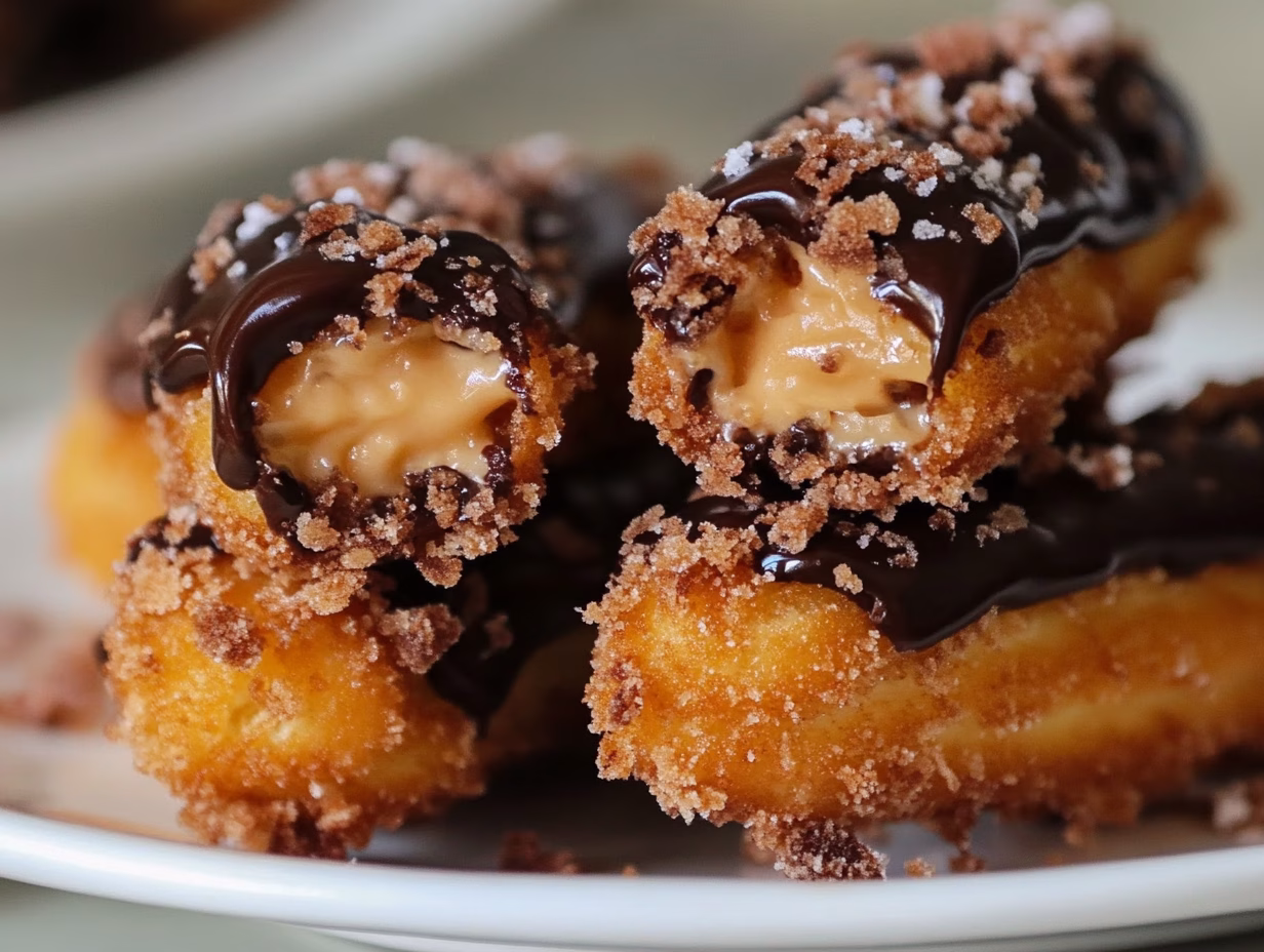Dulce de Leche Stuffed Churros
