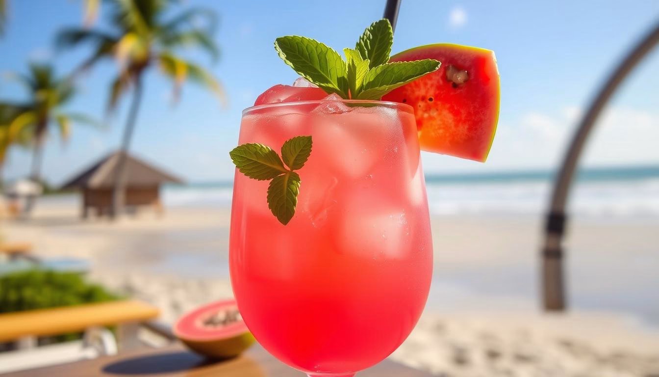 Guava syrup in cocktails