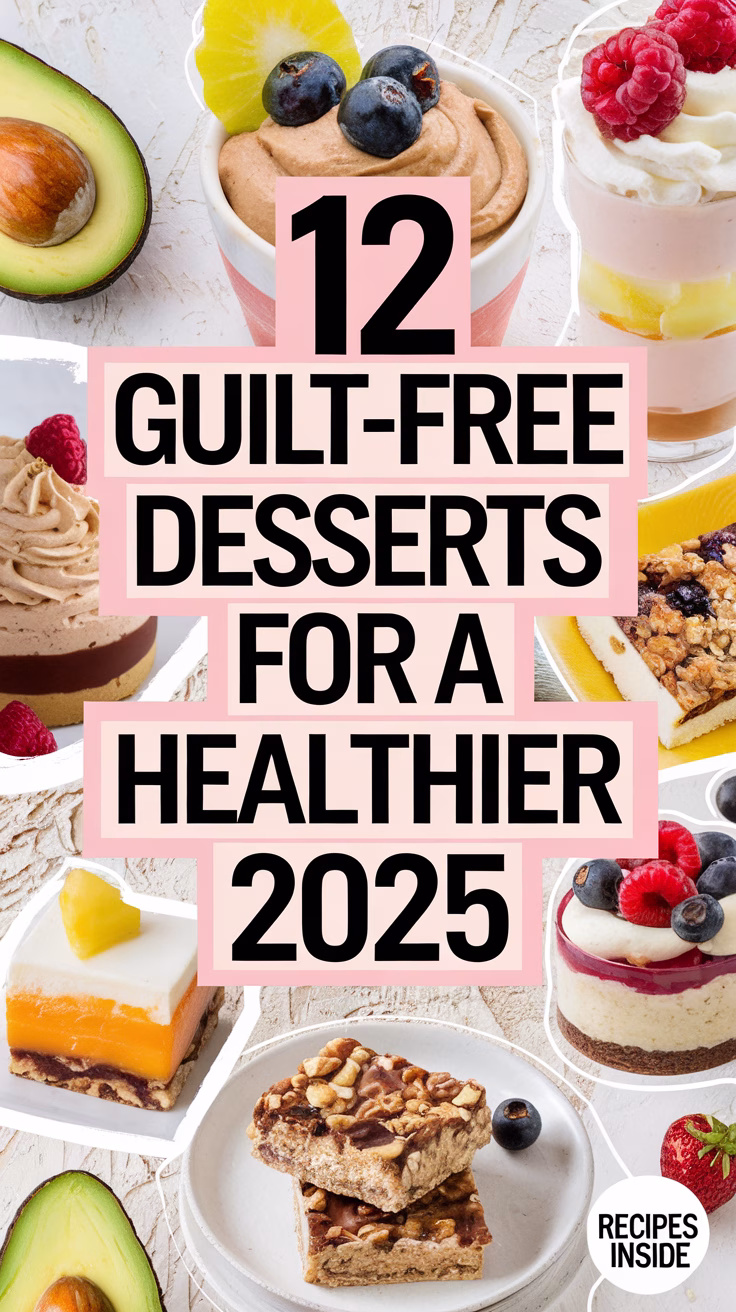 Guilt Free Desserts for a Healthier 2025