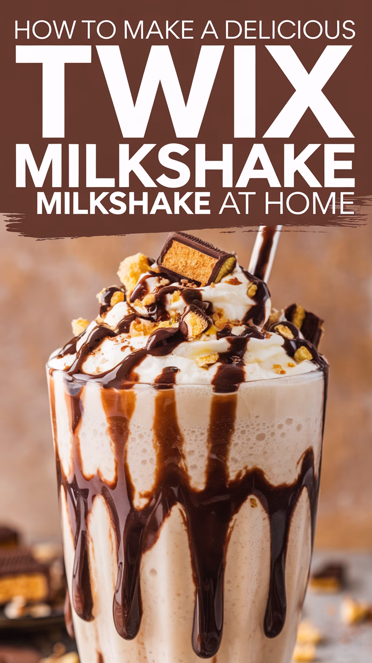 How to Make a Delicious Twix Milkshake at Home