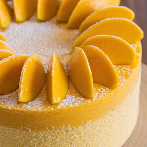 Mango Mousse Cake Recipe