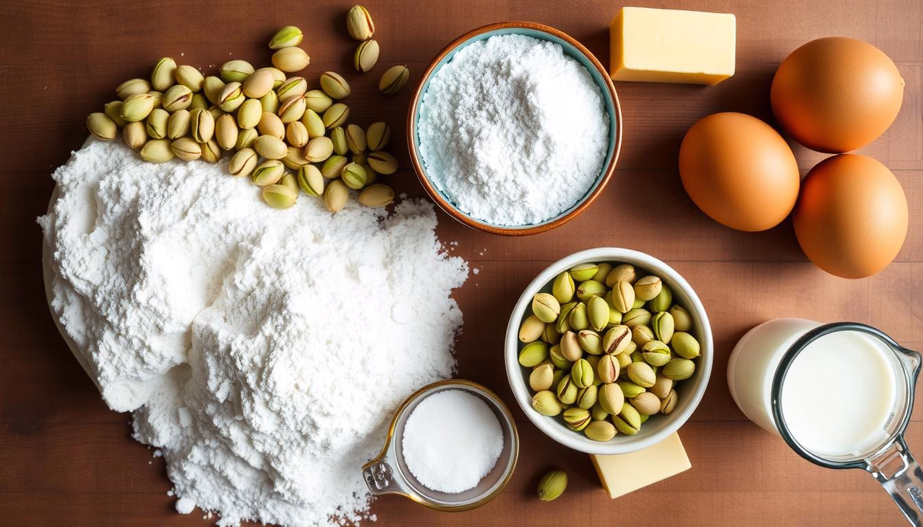 Pistachio Muffin Ingredients