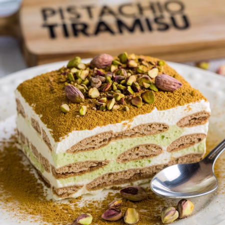 Pistachio Tiramisu