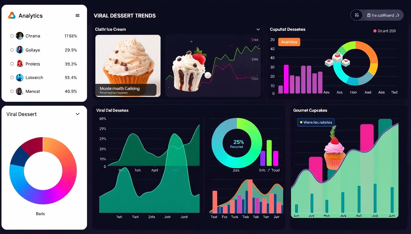 Viral Dessert Analytics Dashboard