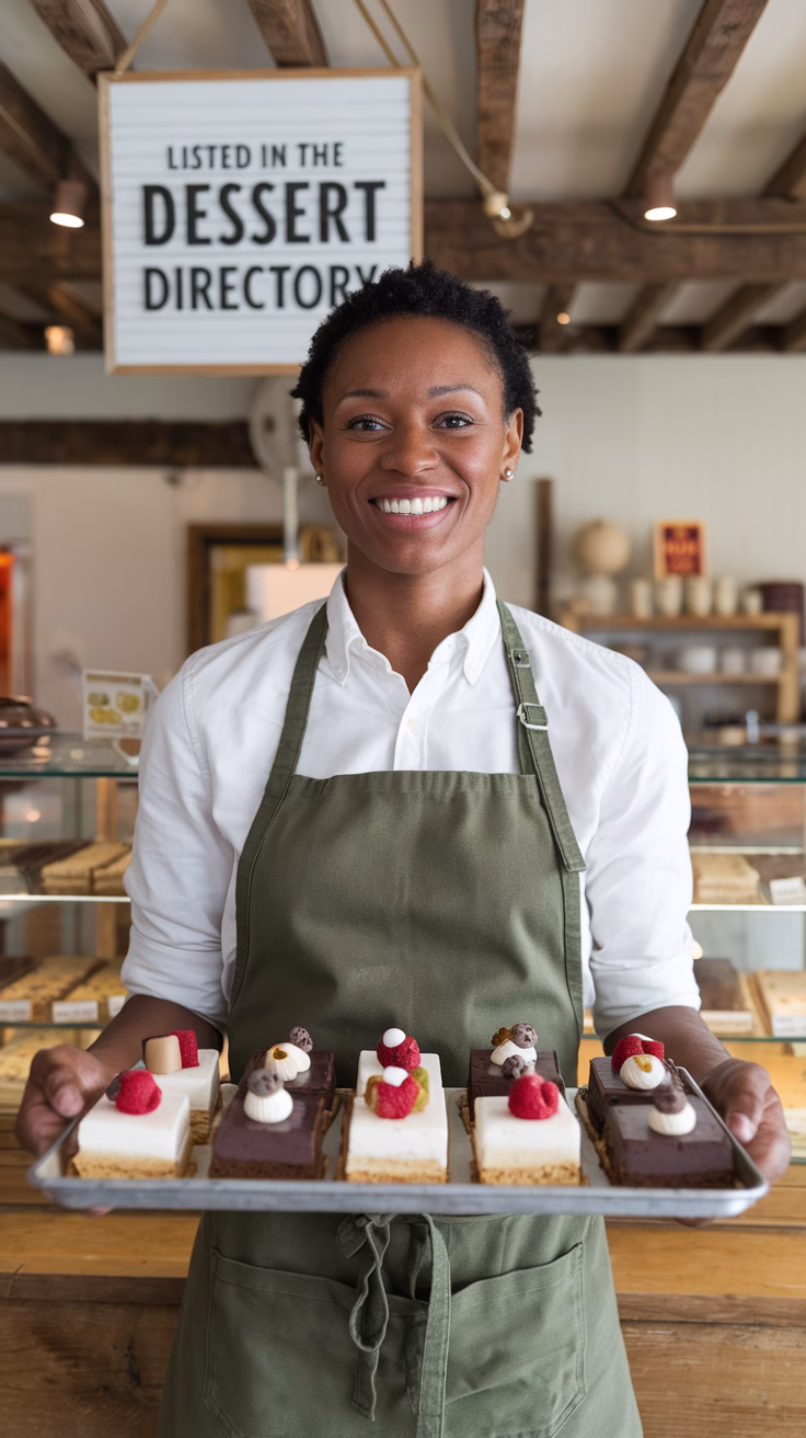  advertise or promote your business, our Dessert Directory