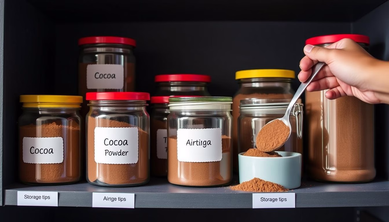 cocoa powder storage tips