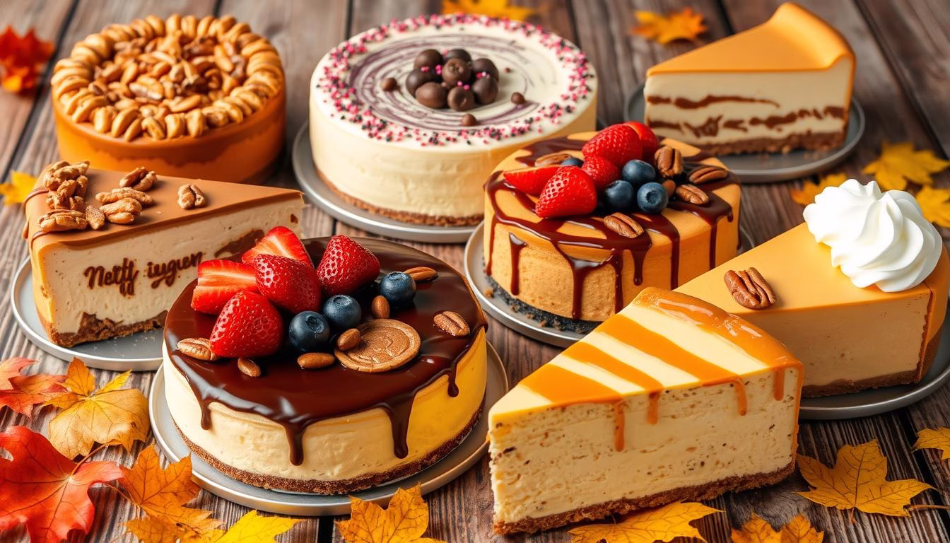 creative variations of cheesecakes