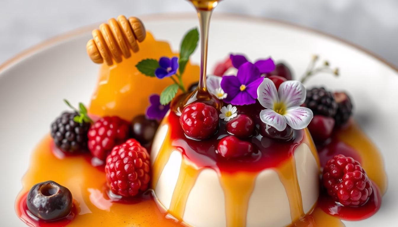 honeycomb garnish inspiration