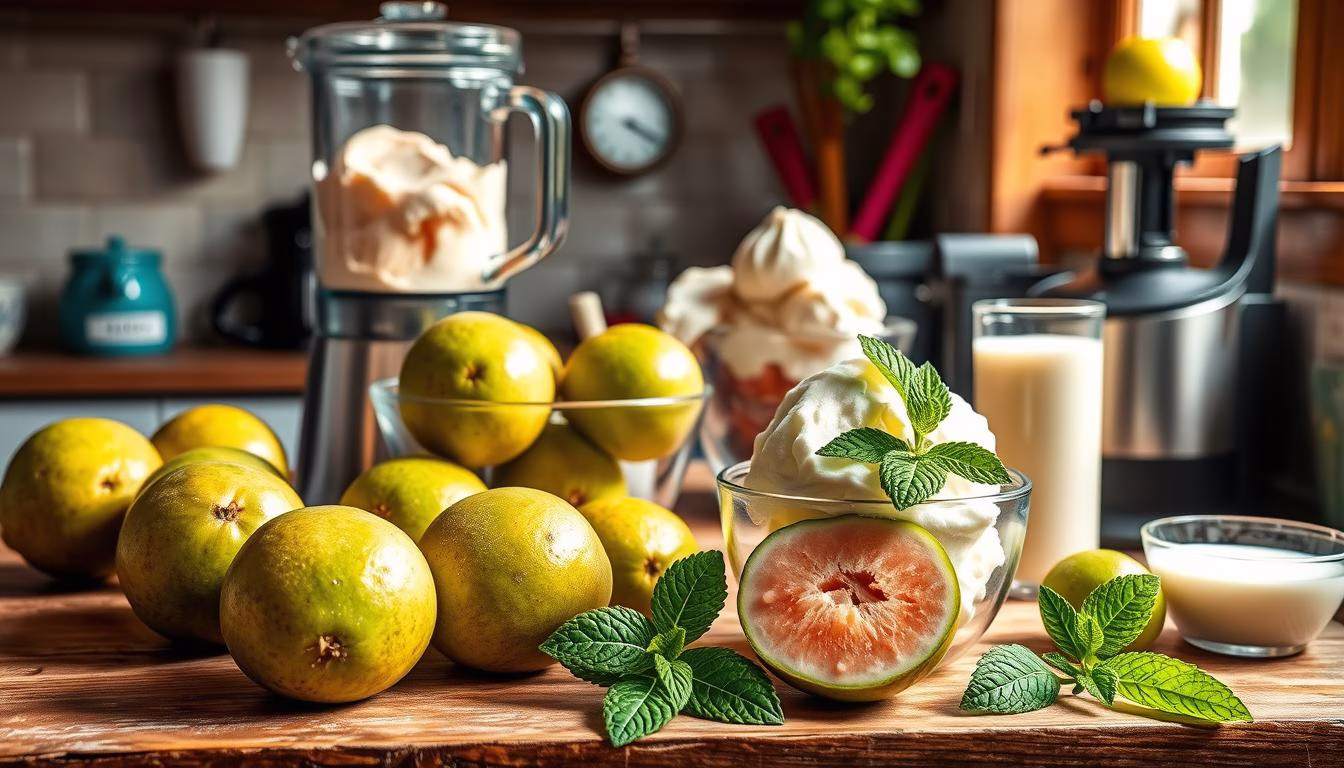 how to make guava ice cream