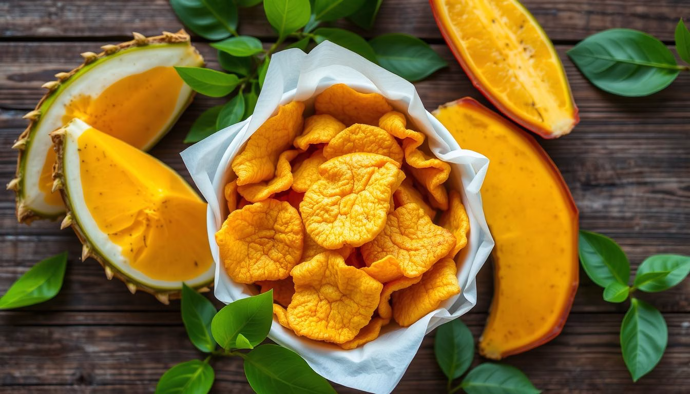 jackfruit crispy snacks